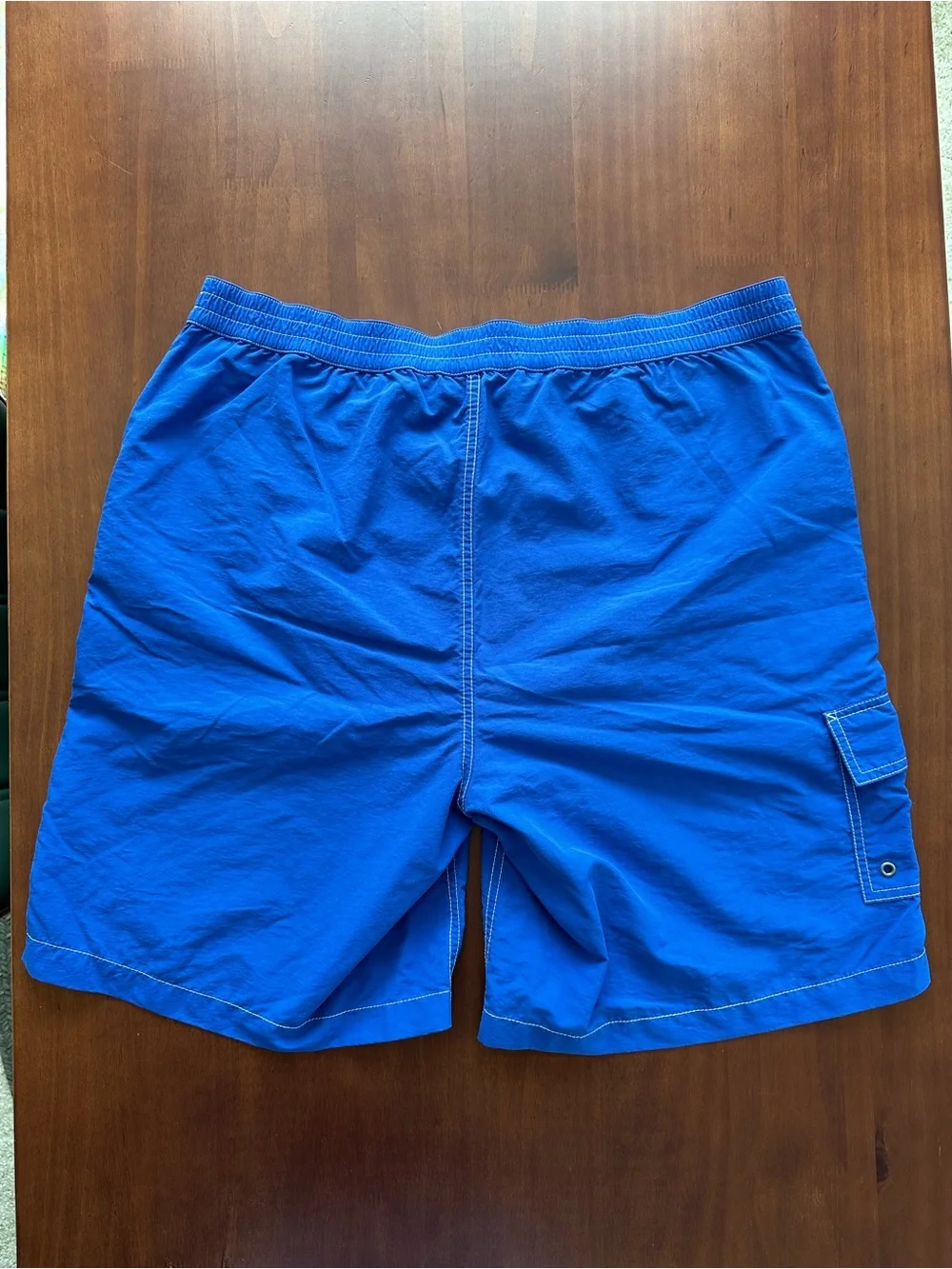 Polo by Ralph Lauren Blue and Orange Swim Trunks
